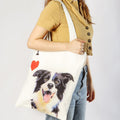 "I Love" Breed Canvas Tote Bag