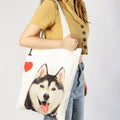 "I Love" Breed Canvas Tote Bag