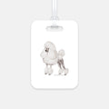 Poodle Luggage Tag