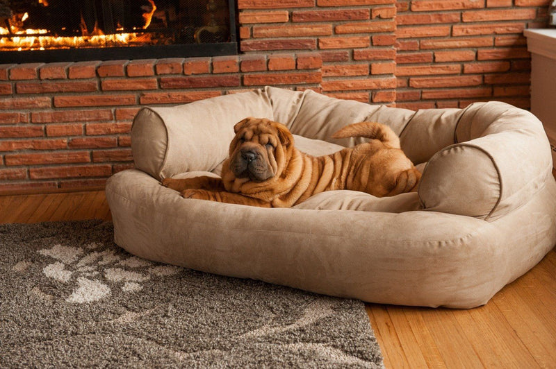 Overstuffed Luxury Dog Sofa