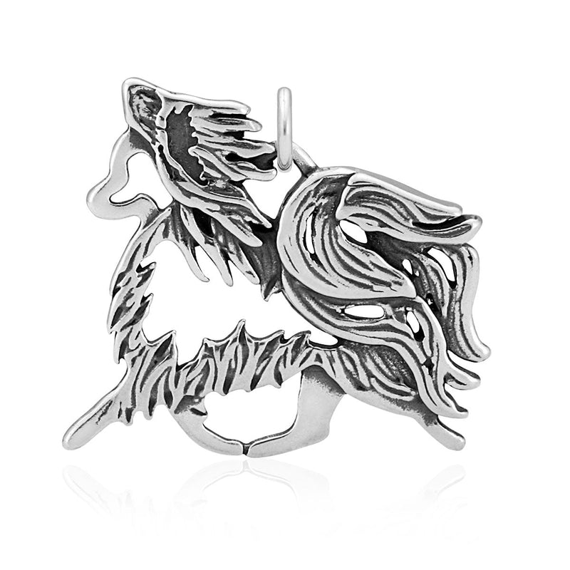 Sterling Silver Papillon Necklace Pendant