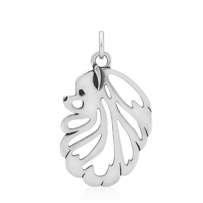 Pomeranian Necklace in Sterling Silver
