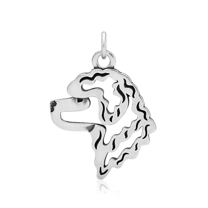 Portuguese Water Dog Necklace in Sterling Silver