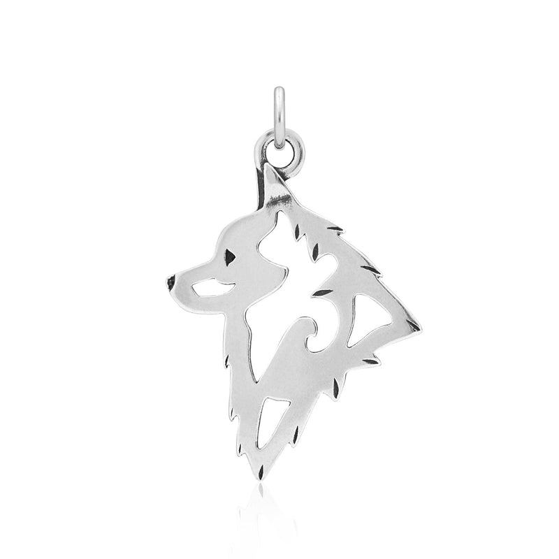 Schipperke Necklace in Sterling Silver
