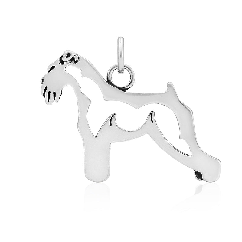 Sterling Silver Schnauzer Necklace Jewelry