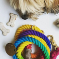 Found My Animal Adjustable Ombre Rope Dog Leash, 7-ft