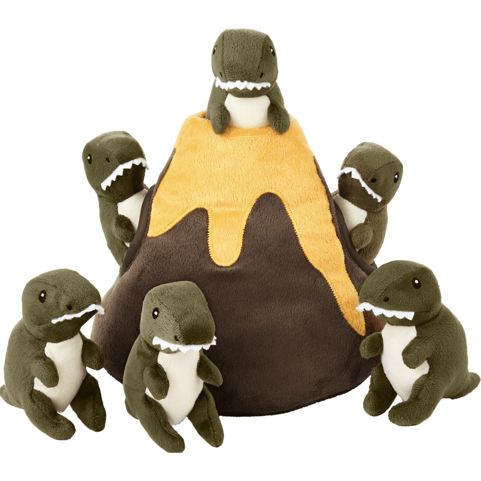 Frisco Hide and Seek Plush Volcano Puzzle Dog Toy