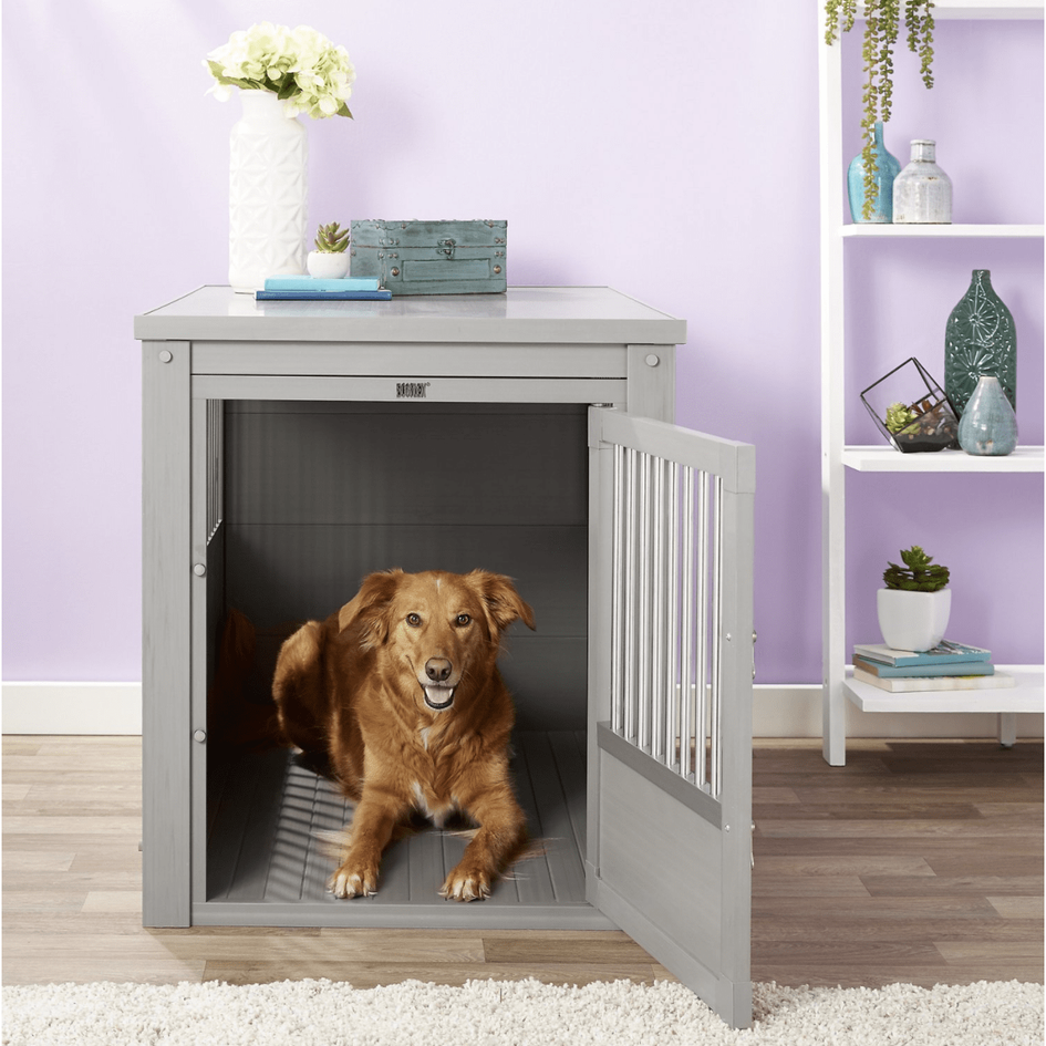 New Age Pet ecoFLEX Single Door Furniture Style Dog Crate & End Table