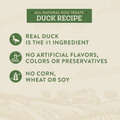 True Acre Foods Duck Recipe Mini-Training Rewards Grain-Free Soft & Chewy Dog Treats, 10-oz bag