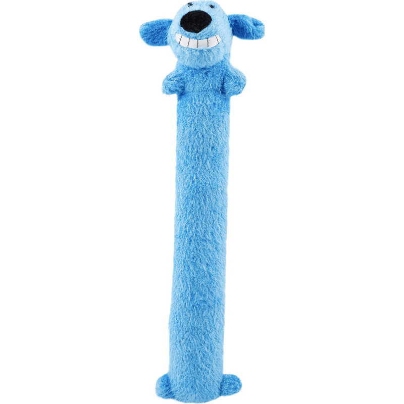 Multipet Loofa Dog The Original Squeaky Plush Dog Toy, Color Varies