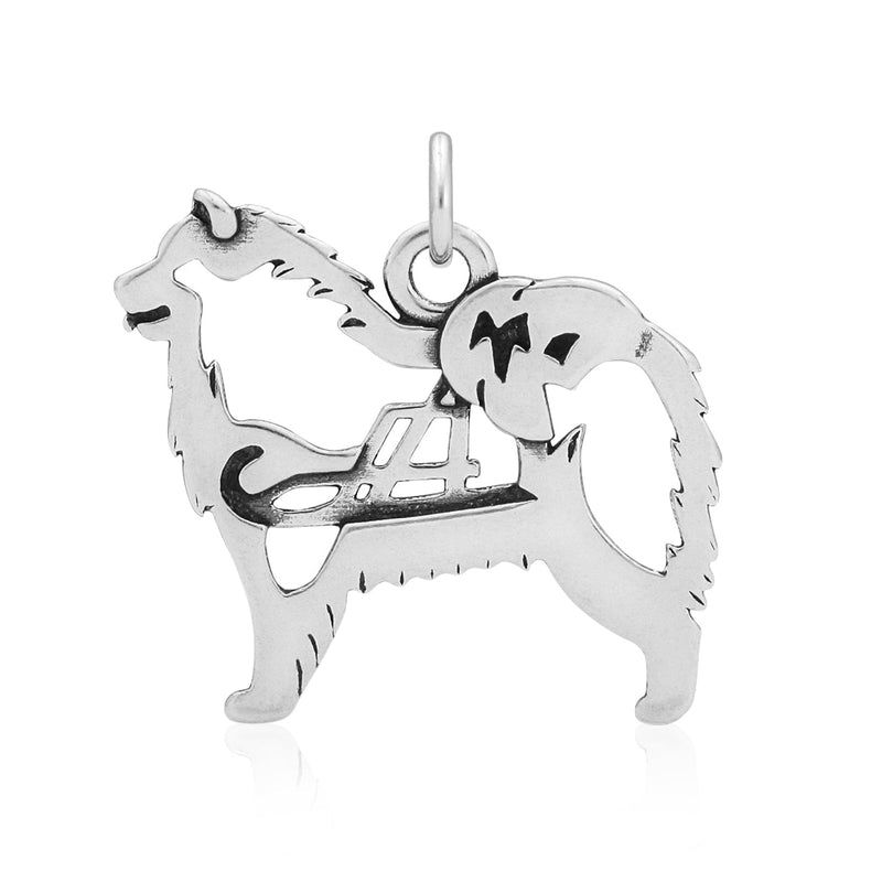 Sterling Silver Samoyed Necklace Jewelry