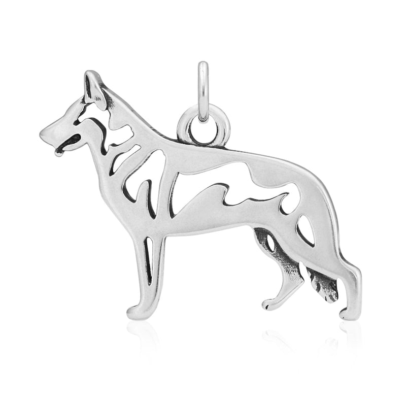 Sterling Silver White Shepherd Necklace Jewelry