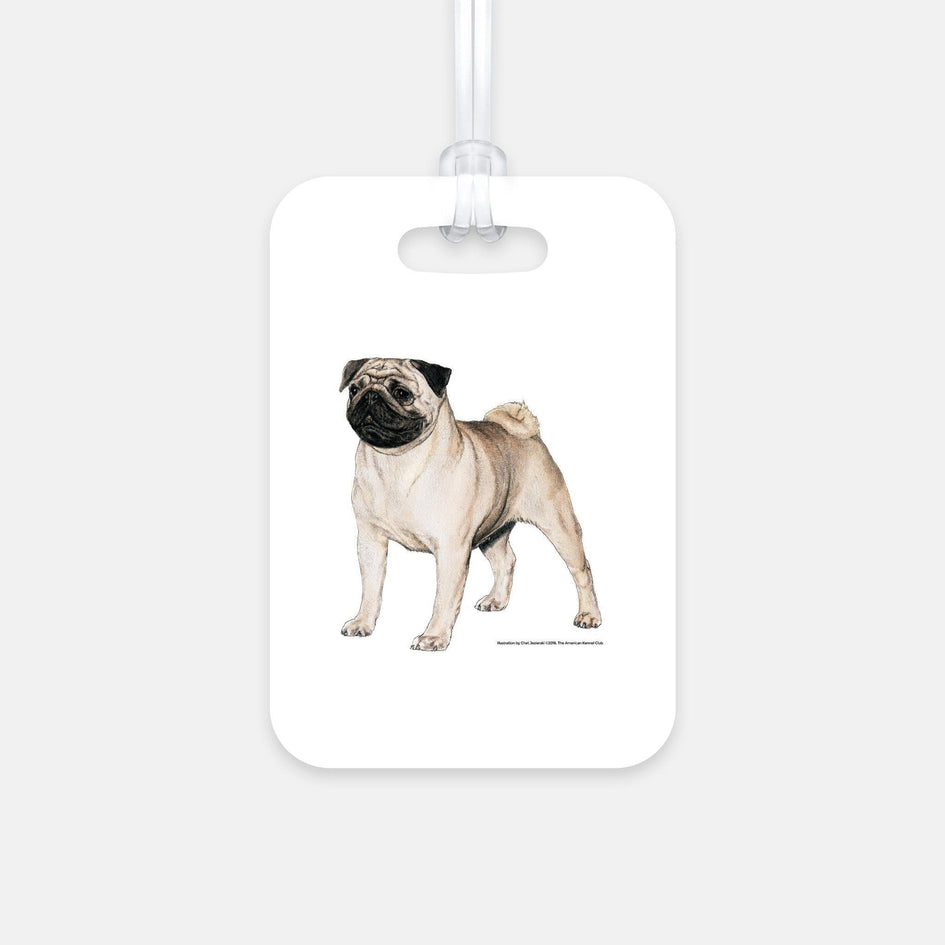 Pug Luggage Tag