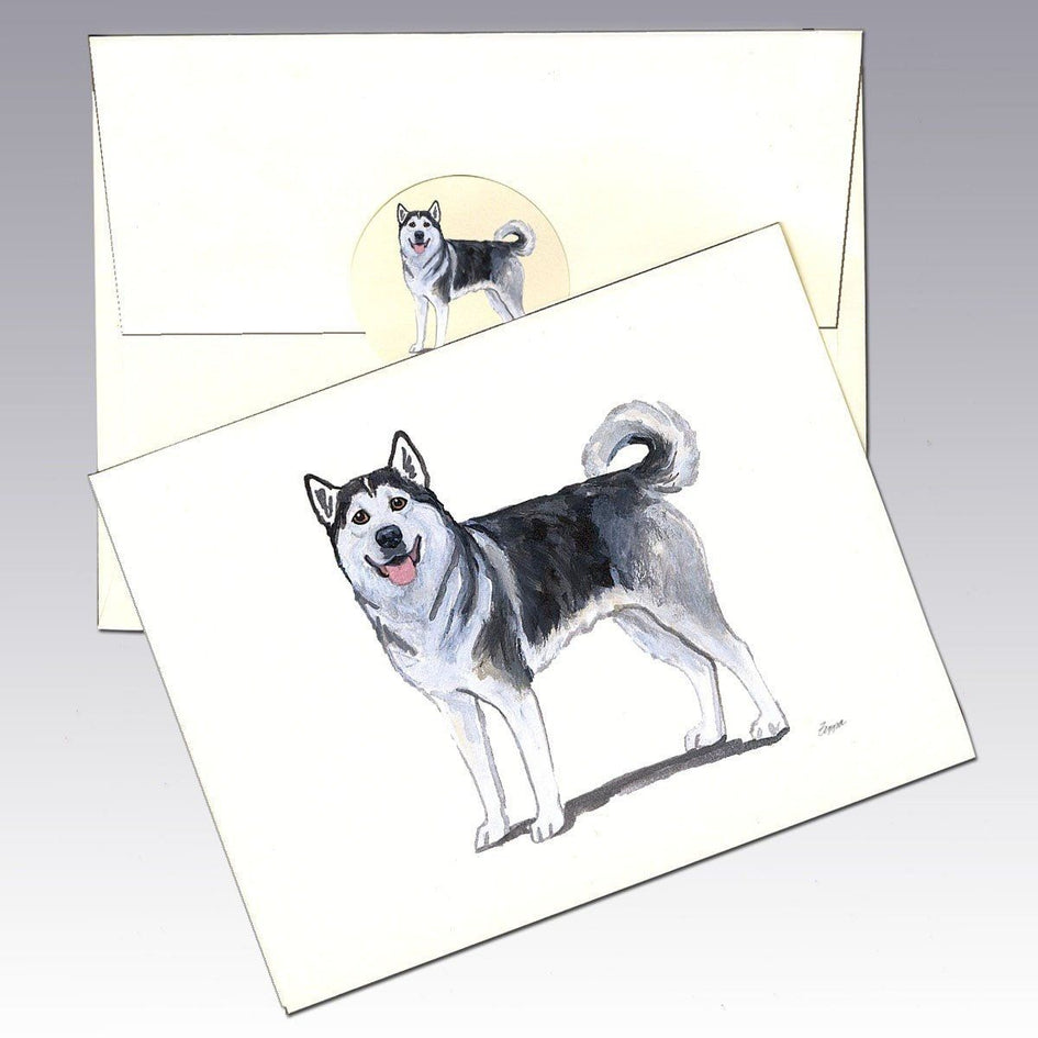 Alaskan Malamute Note Cards