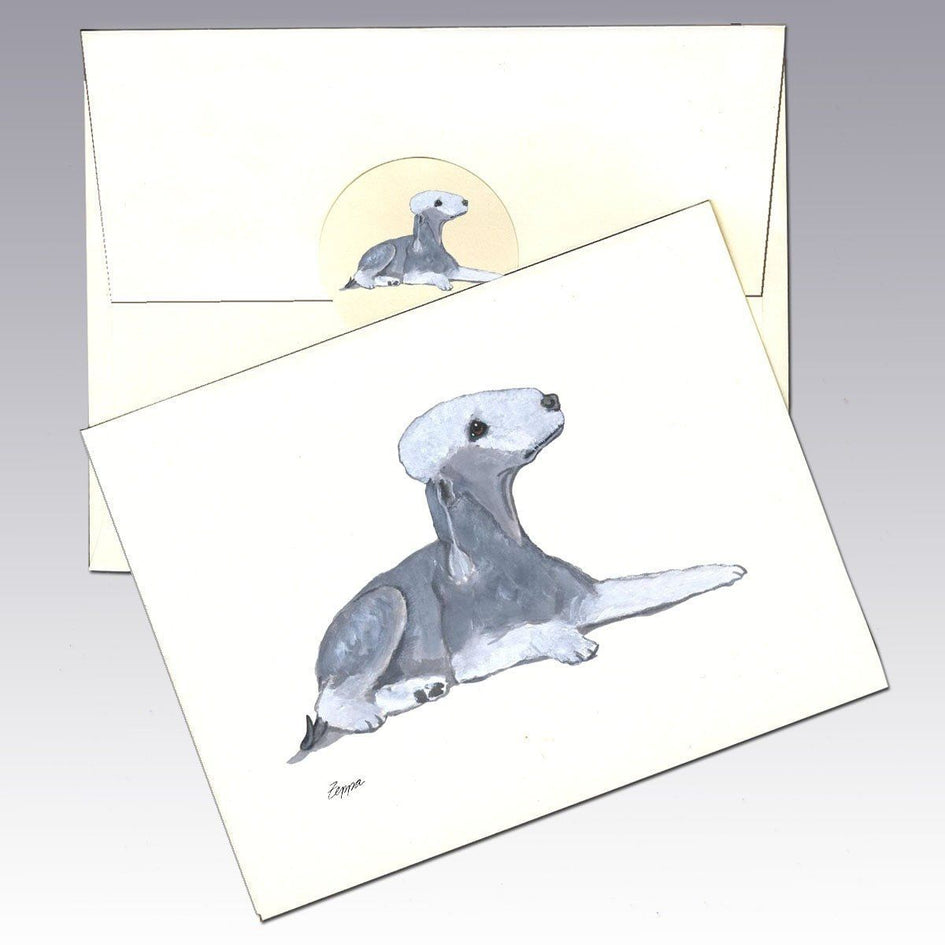 Bedlington Terrier Note Cards