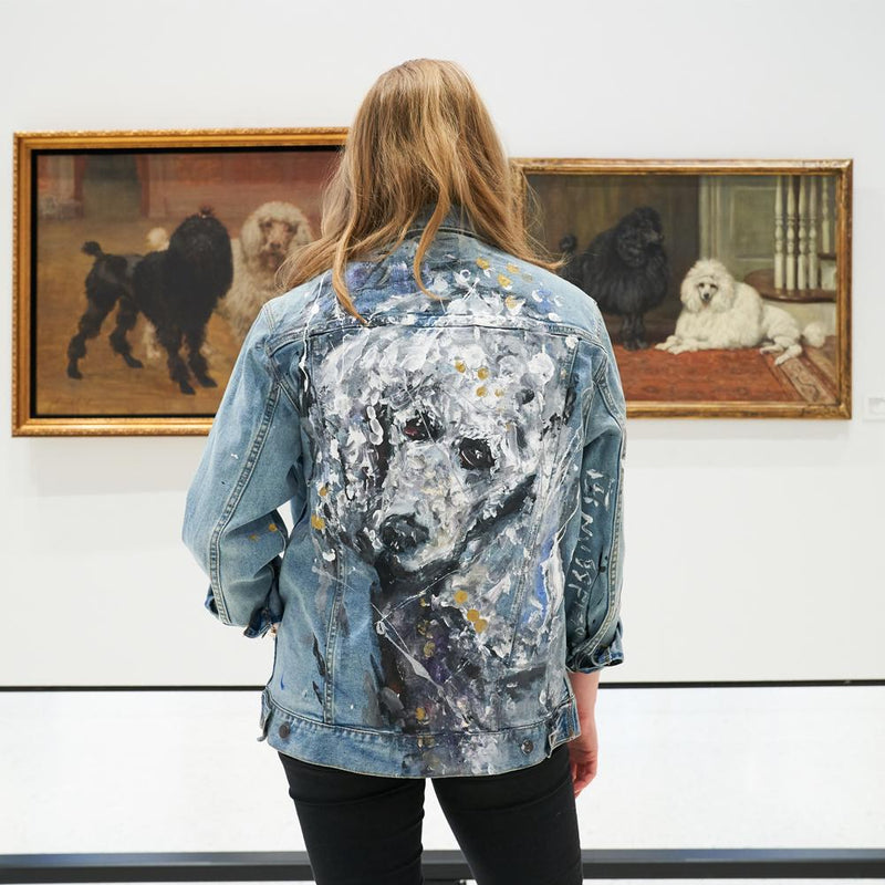 Customized Hand-Painted Dog Breed Denim Jackets