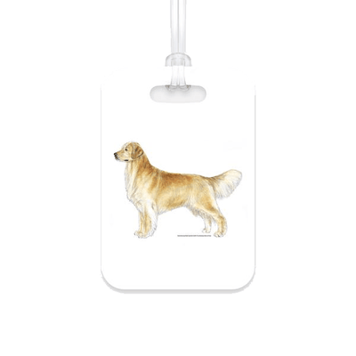 Golden Retriever Luggage Tag