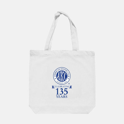 AKC 135th Anniversary Logo Tote Bag