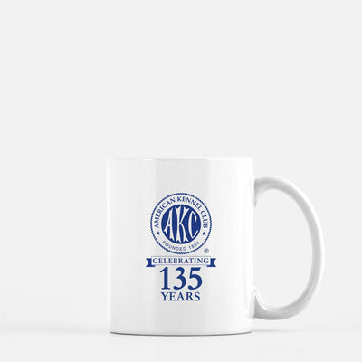 AKC 135th Anniversary Logo Coffee Mug