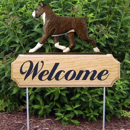 Boxer Welcome Sign