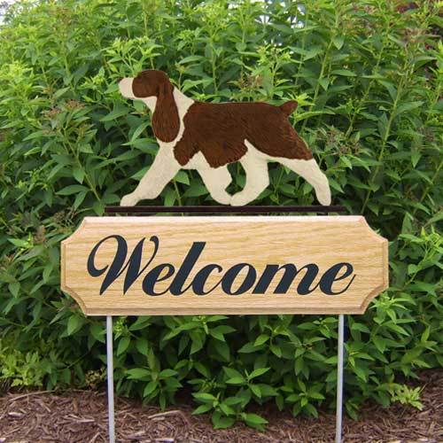 English Springer Spaniel Welcome Sign