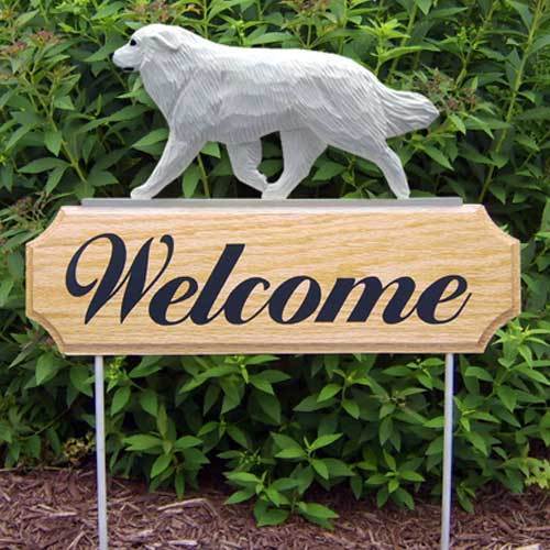 Great Pyrenees Welcome Sign