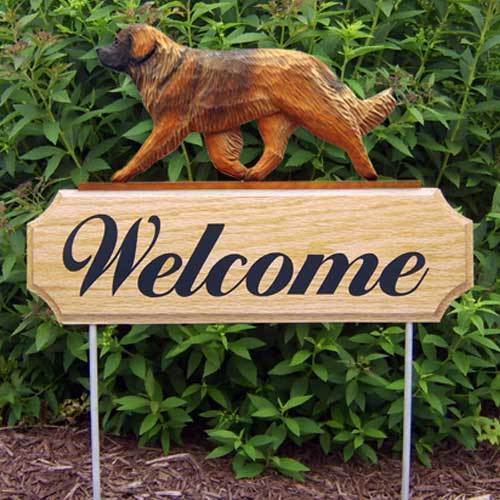 Leonberger Welcome Sign