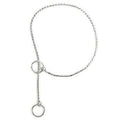 Snake-Chain Dog Collar, Extra-Fine - Chrome