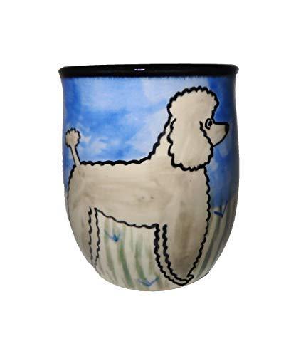 Poodle, Grey, Hand-Painted Ceramic Mug