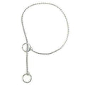 Snake-Chain Dog Collar, Extra-Fine - Chrome