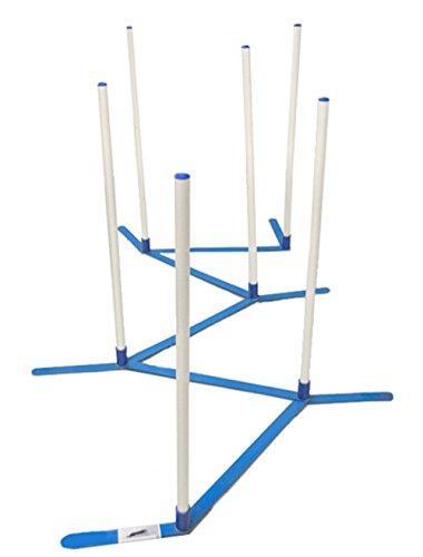 Adjustable Agility Weave Poles - 6 Pole Set