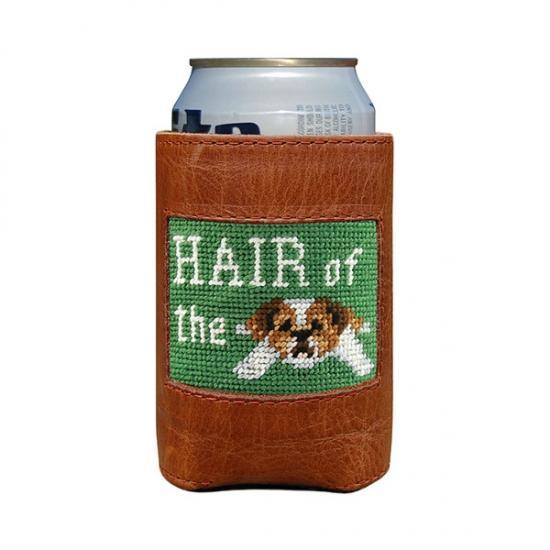 Hair of the Dog Needlepoint Can Cooler
