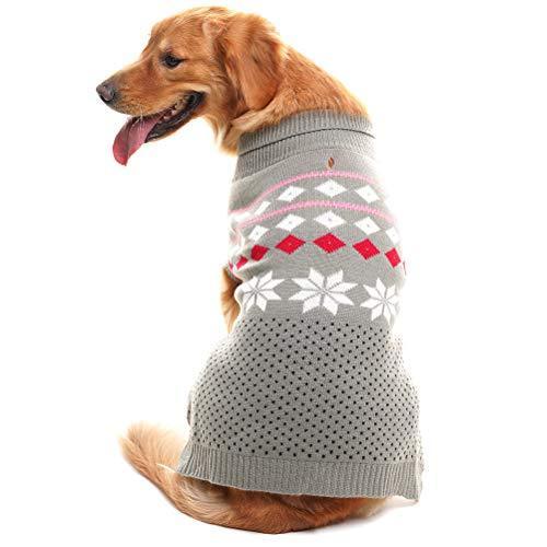 Christmas Snowflake Sweater for Dogs