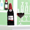 Crunchy Water Bottle Dog Toy - Red Wine