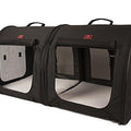 Portable 2-in-1 Double Pet Kennel