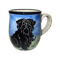 Affenpinscher Hand-Painted Ceramic Mug