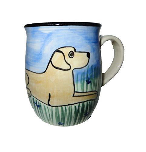 Labrador Retriever, Yellow, Hand-Painted Ceramic Mug