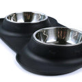 Stainless Steel Dog Bowls with Silicone Mat