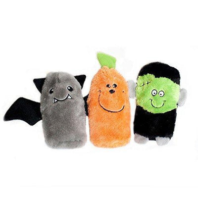 Halloween Buddies No Stuffing Plush Dog Toy - 3-Pack