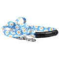Yellow Dog Design Blue Daisy Ez-Grip Dog Leash