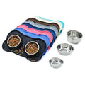 Stainless Steel Dog Bowls with Silicone Mat