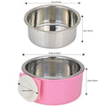 Stainless Steel Removable Hanging Food Bowl