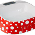 PETKIT Fresh Smart Digital Pet Bowl - Red & White Polka Dots