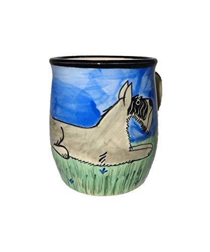 Schnauzer Hand-Painted Ceramic Mug