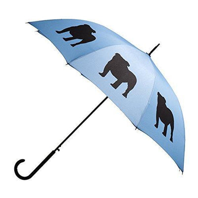 Bulldog Umbrella - Blue & Black