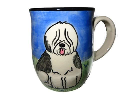 Old English Sheepdog Hand-Painted Ceramic Mug