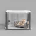 IRIS Wire Dog Crate with Mesh Roof