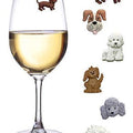 Magnetic Dog Wine Charms