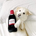 Crunchy Water Bottle Dog Toy - Red Wine