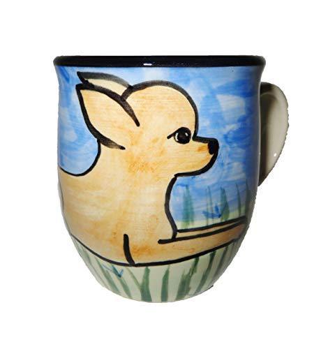 Chihuahua, Fawn, Hand-Painted Ceramic Mug